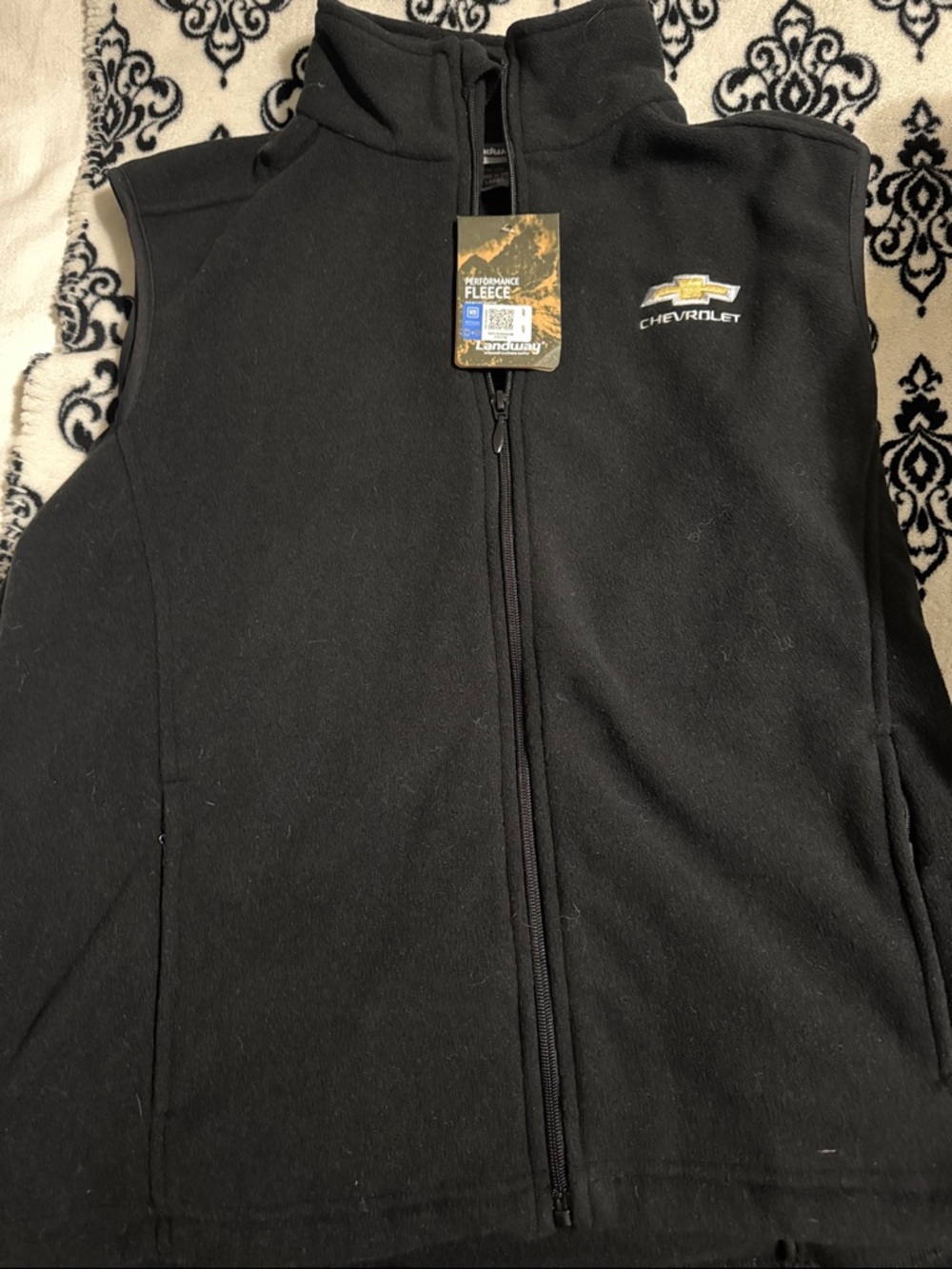 Chevrolet Women's Black Performance Fleece Vest